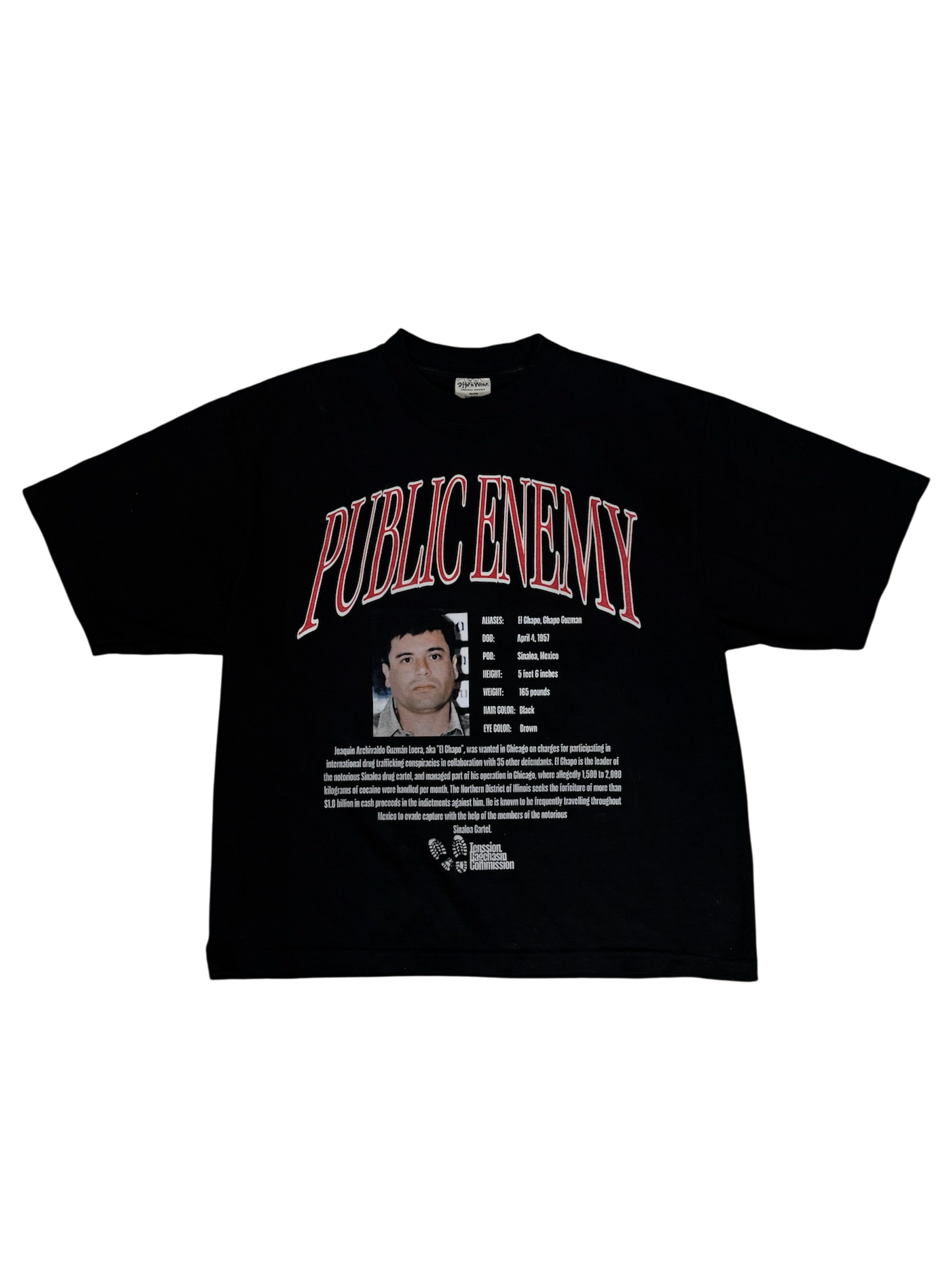 Black Public Enemy Tee